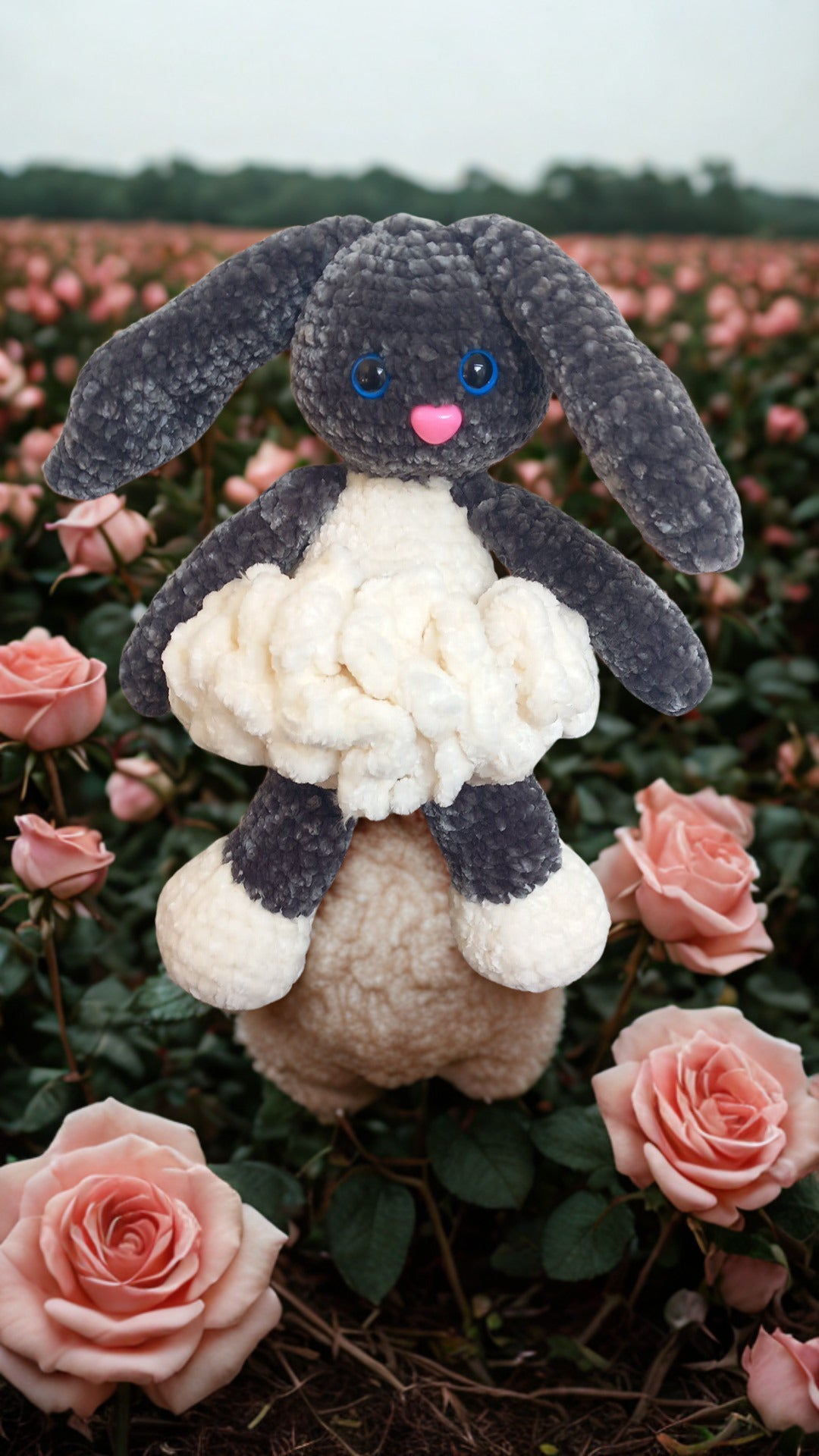 Lapine robe blanche